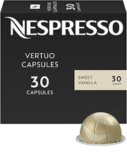 Nespresso Vertuo, Sweet Vanilla, Medium Roast, 30-Count Coffee Pods