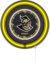 Holland Bar Stool Clk15BKCenFla NCAA 15 in. Dia. University of Central Florida Double Neon Wall Clock Black