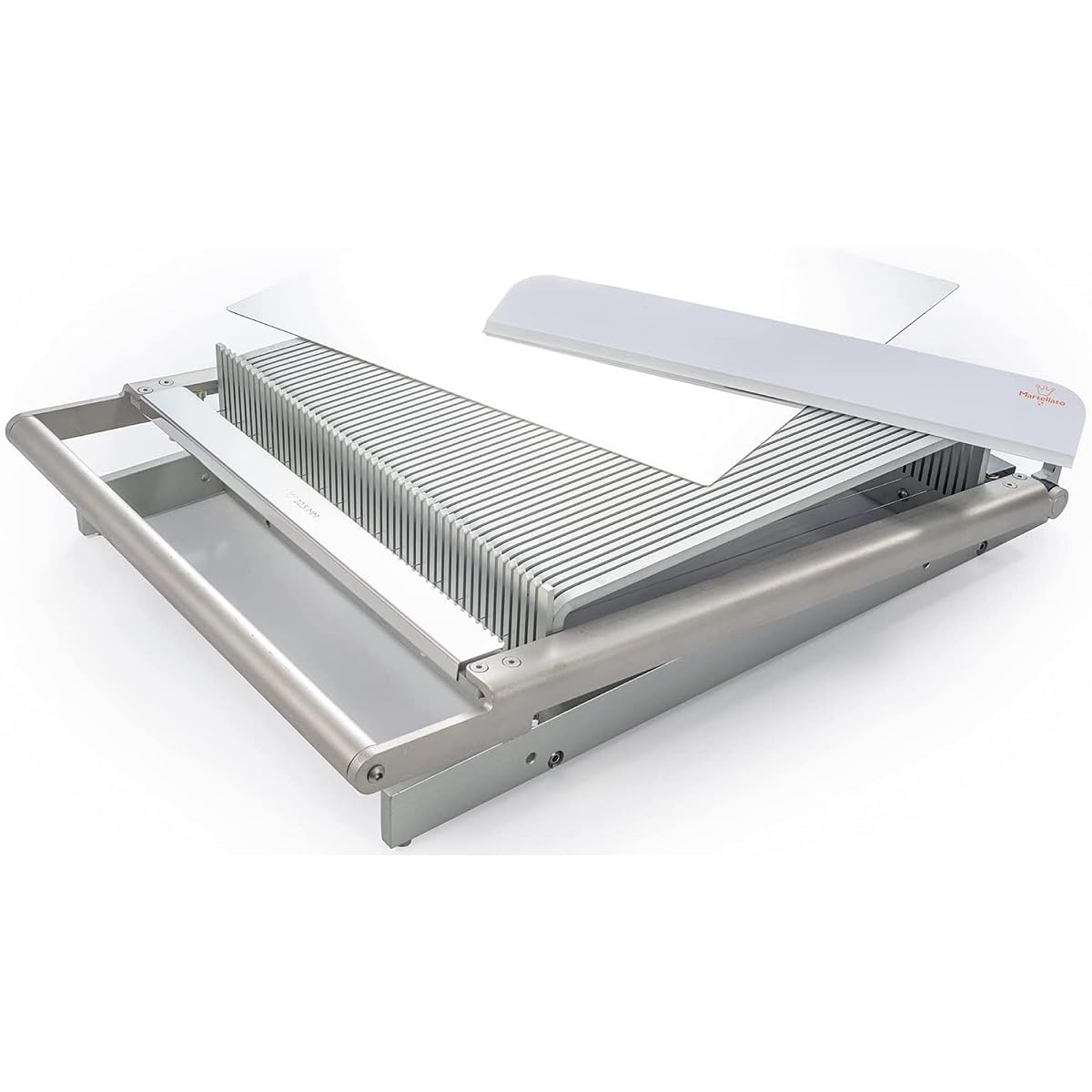 Guitar Ganache Cutter with 3 Cutting-Wire Frames by Martellato – Aluminum, White and silver, Model 50CS200