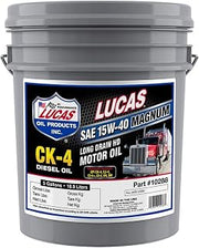 Lucas Oil 10288 SAE 15W-40 CK-4 Motor Oil, 5 Gallon Pail