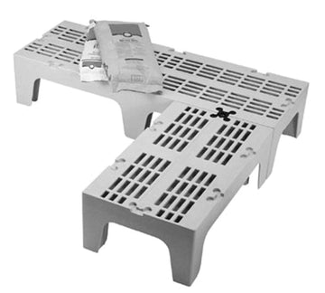 Sp. Gray 21" x 48" x 12" Slotted Top Dunnage Rack Case of by Cambro – 3000 Lb, 3000.0 pounds, Polypropylene, Gray, Model DRS480480