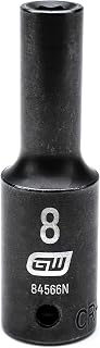 GEARWRENCH 1/2" Drive Deep Impact Metric Socket 8mm, 6 Point - 84566N