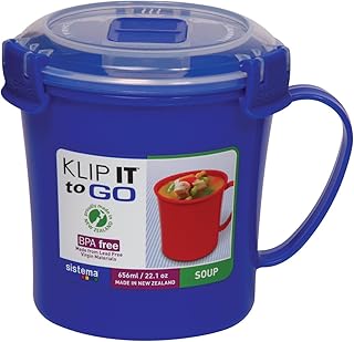 (One Piece) Soup Mug- Soup Mug To Go From Sistema (Part Number 21107)
