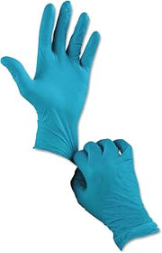 Ansell 92-500-8.5-9 Touch N Tuff Nitrile Gloves, Powdered, 4 mil, Size 8.5 - 9, Green