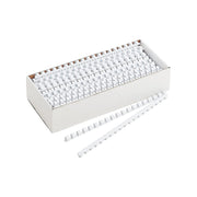52371 Plastic Comb Bindings by Fellowes – Plastic, White, Pack of 100, Model FEL52371
