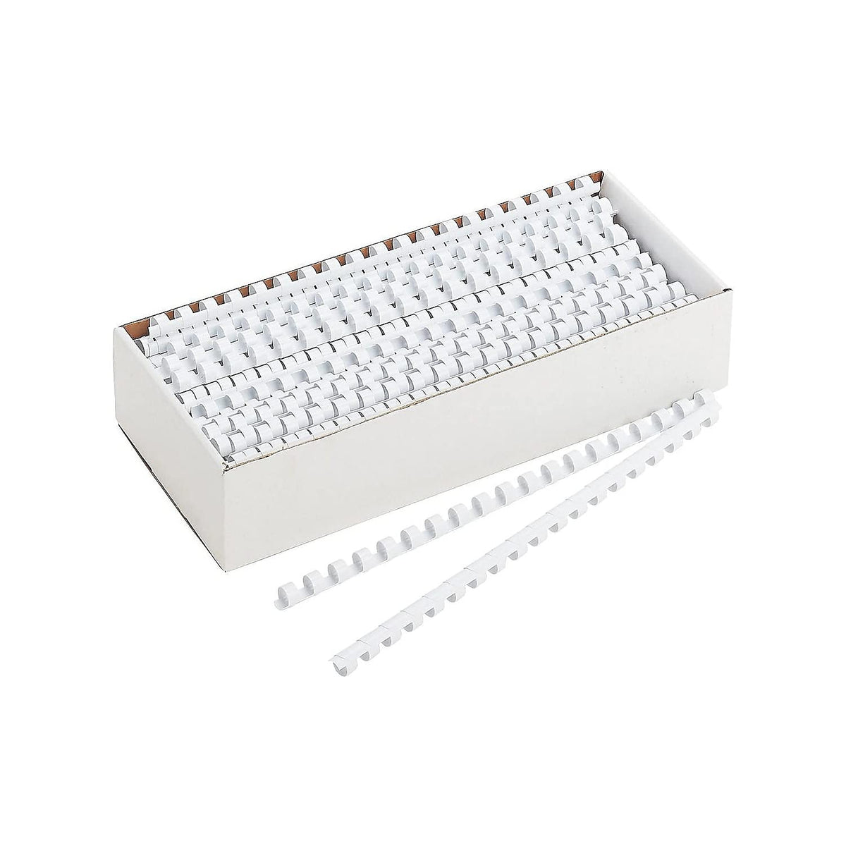 52371 Plastic Comb Bindings by Fellowes – Plastic, White, Pack of 100, Model FEL52371