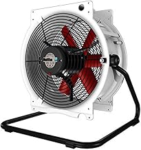 Multifan B4E4003M11100P Mobile Fan with 10' Power Cord, Legs, Carry Handle, 16"