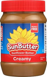 SunButter Creamy Sunflower Seed Spread, 16 OZ Plastic Jars (Pack of 3)