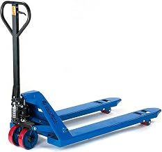 Global Industrial High Capacity Narrow Fork Pallet Jack Truck with 21" W x | 42"L Forks, 6600 Lb. Capacity, Manual Pallet Truck for Warehouse, Manufacturing and Retail