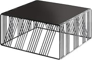 Portland Collection – Square Riser – 12W x 12D x 6H – Black Wire, Metal