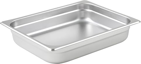 steam pan, 24 Gauge Anti-Jamming Half x 2-1/2"