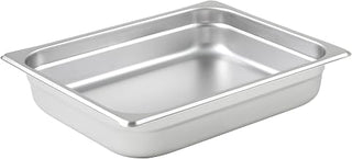 steam pan, 24 Gauge Anti-Jamming Half x 2-1/2"