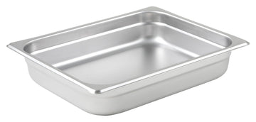 steam pan by Winco – 2.5" Deep, Stainless Steel, Model SPJM-202