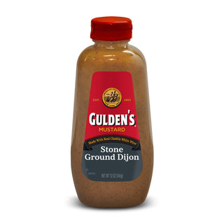 Stone Ground Dijon Mustard Squeeze Bottle by Gulden's – 12 Ounce (Pack of 1), Model 6414432300