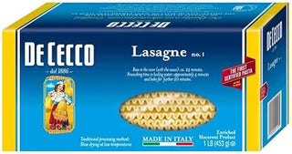 De Cecco Pasta Dececco Enriched Macaroni Lasagna, 1 Pound -- 12 per case.