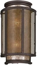 Troy Lighting B3273-BRZ/SFB Copper Mountain Wall Sconce, 2-Light 120 Total Watts, Bronze