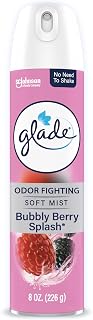 Glade Air Freshener Room Spray, Bubbly Berry Splash Scent, Odor Fighting to Deliver Long Lasting Freshness, 8 Oz