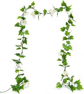Artificial Flower Garland Morning Vine, Artificial Flower Garland - Pipe Covering, Made from Textile, Style to 4