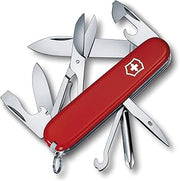 Victorinox Super Tinker Swiss Army,14 Function Pocket Knife, Red