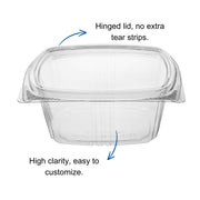 KODA CUP 16oz / Clear / 16.0 fluid_ounces Clamshell Take Out Containers