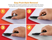 Office Professional Push Style Easy Staple Remover by Bostitch – 3 Pack, Plastic, Black, Pack of 3, Model 30000-BLK-3PK