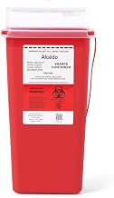 Sharps Container 2 Quart (1-Pack) for Home Use & Travel Disposal