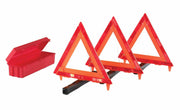 Cortina 3 Piece Triangle Warning Kit by Cortina Safety Products – plastic, Black, Model 95-03-009
