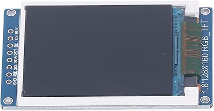 1.8 Inch TFT LCD Display, 128x160P IPS Screen with ST7735 Controller, 8 Pin Port for Microcontroller Replacement