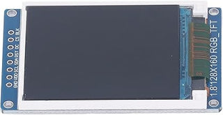 1.8 Inch TFT LCD Display, 128x160P IPS Screen with ST7735 Controller, 8 Pin Port for Microcontroller Replacement