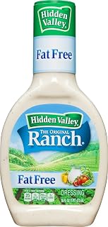 Hidden Valley Original Ranch Fat Free Dressing, 16 Oz (Pack of 3)