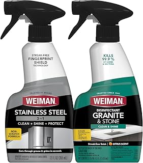Weiman Stainless Steel & Granite Cleaner - 12 Ounce