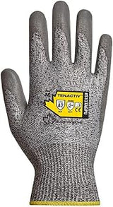 Superior Glove S13TAGPU-7 TenActiv Composite Knit Cut-Resistant Gloves with Grey PU-Coated Palms, Size 7