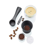 Coffee Capsules Set by GEFU – One Size, 1200 milliliters, Plastic Stainless Steel, Silver, Model 127-18