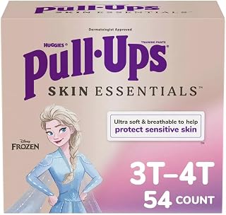 Pull-Ups Girls' Skin Essentials Luxury Training Pants - Size 3T-4T – 54ct White