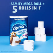 Ultra Soft Cushiony Touch Toilet Paper by Charmin – Paper, white, Pack of 24
