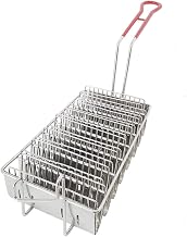 Pronto Commercial Stainless Steel Taco Shell Fry Basket (cooks up to 8 tacos at a time)