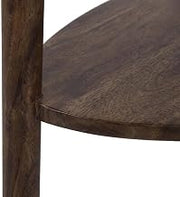 Starlight Canyon Home Solid Acacia Wood End Table with Mid-Century Modern Style, Japandi Side Table for Living Room or Bedroom Use