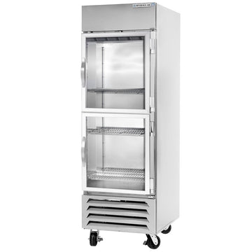 HBF23-1-HG Half Glass Door Reach-In Freezer by Beverage Air – Stainless-Steel, Model HBF231HG