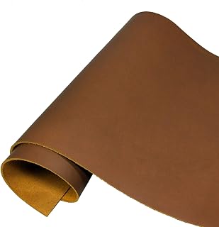 Genuine Sheepskin for Sewing, Brown Lambskin Leather Sheets for Crafting and Personalized Leather Projects