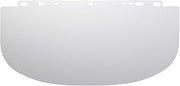 Faceshield Window for Jackson Safety Headgear, 9” x 19.25” x 0.06”, Polycarbonate, Unbound, Clear, 29103