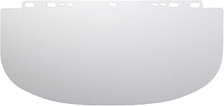 Faceshield Window for Jackson Safety Headgear, 9” x 19.25” x 0.06”, Polycarbonate, Unbound, Clear, 29103