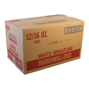 12/1 lb poly bag Miniature White Marshmallows16 Ounces by Clown Global Brands – 16 Ounces
