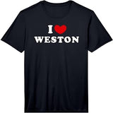 Mens I Love Weston, I Love Weston Performance T-Shirt