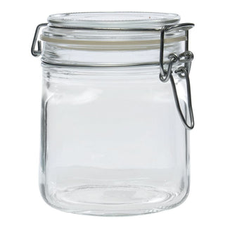 25 oz Glass Jar with Clamp Lid by Libbey – 25.0 ounces, Glass, Clear, Model 8002713002144