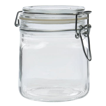 25 oz Glass Jar with Clamp Lid by Libbey – 25.0 ounces, Glass, Clear, Model 8002713002144