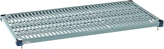 MetroMax Q MQ2448G Plastic Industrial Shelf with Grid Mat, 24" x 48"
