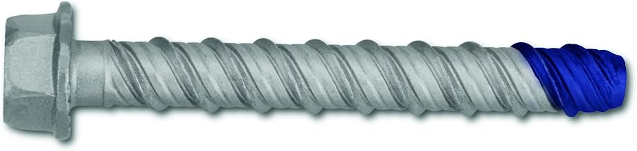 Powers Fastening Innovations 7286SD 3/4-Inch by 6-Inch Wedge-Bolt and Blue Tip Large Diameter Screw Anchor Carbon Steel, 20 Per Box