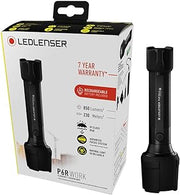 Ledlenser P6R Work | 2020 | LED Rechargeable Torch, 850 Lumens, High CRI, SOS, Strobe, Up to 45h Battery, 230m Beam, IP68 Waterproof, Rubber Protectors, Ideal for Workshop Garage Mechanic, Worksite
