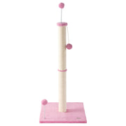 THE LICKER STORE Pink/Cream / 15.5 x 15.5 x 38 / Modern Scratching Posts