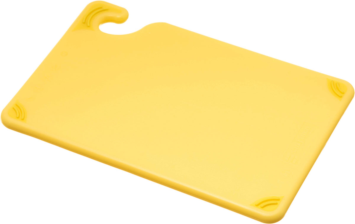San Jamar Yellow / 6 / 9" x 6" Cutting Boards